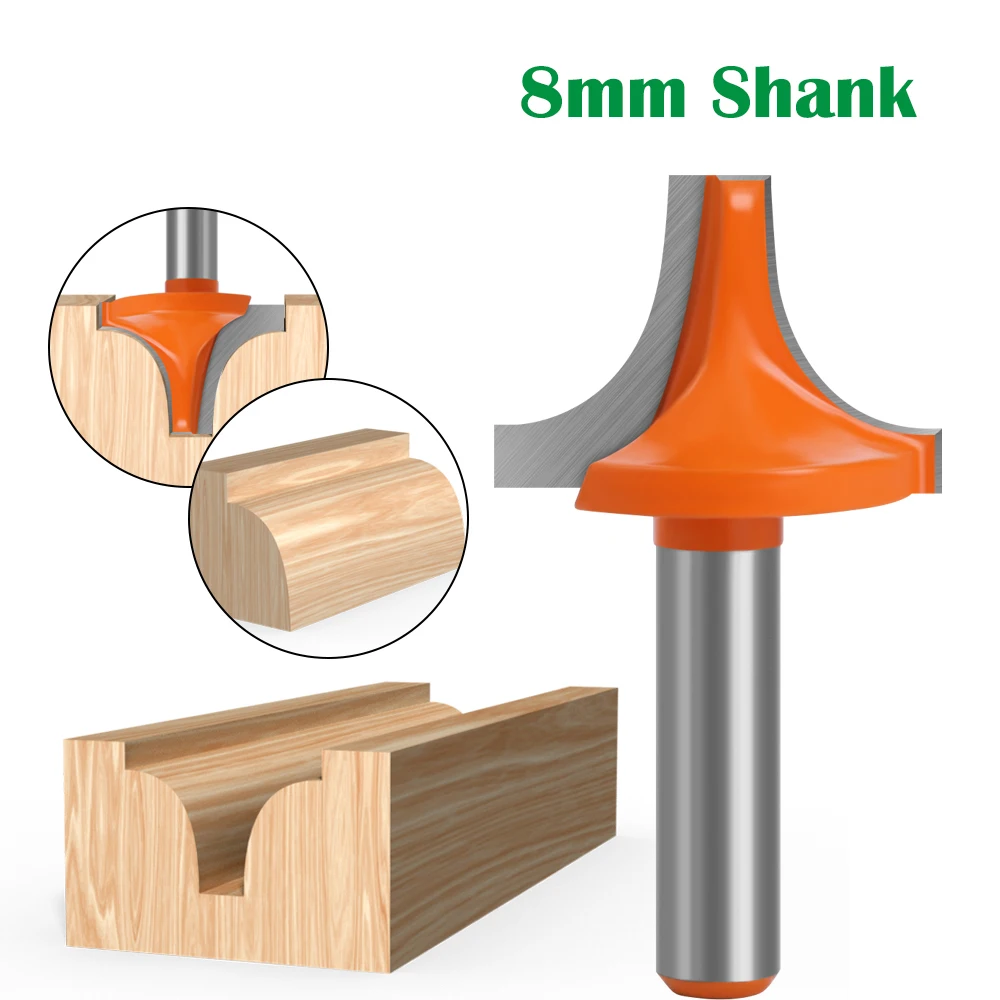 1PC 8MM Shank Milling Cutter Wood Carving Plunging Round - Over Engraving Machine Milling Cutter Tungsten Solid Carbide End Mill
1PC 8MM Shank Milling Cutter Wood Carving Plunging Round - Over Engraving Machine Milling Cutter Tungsten Solid Carbide End Mill