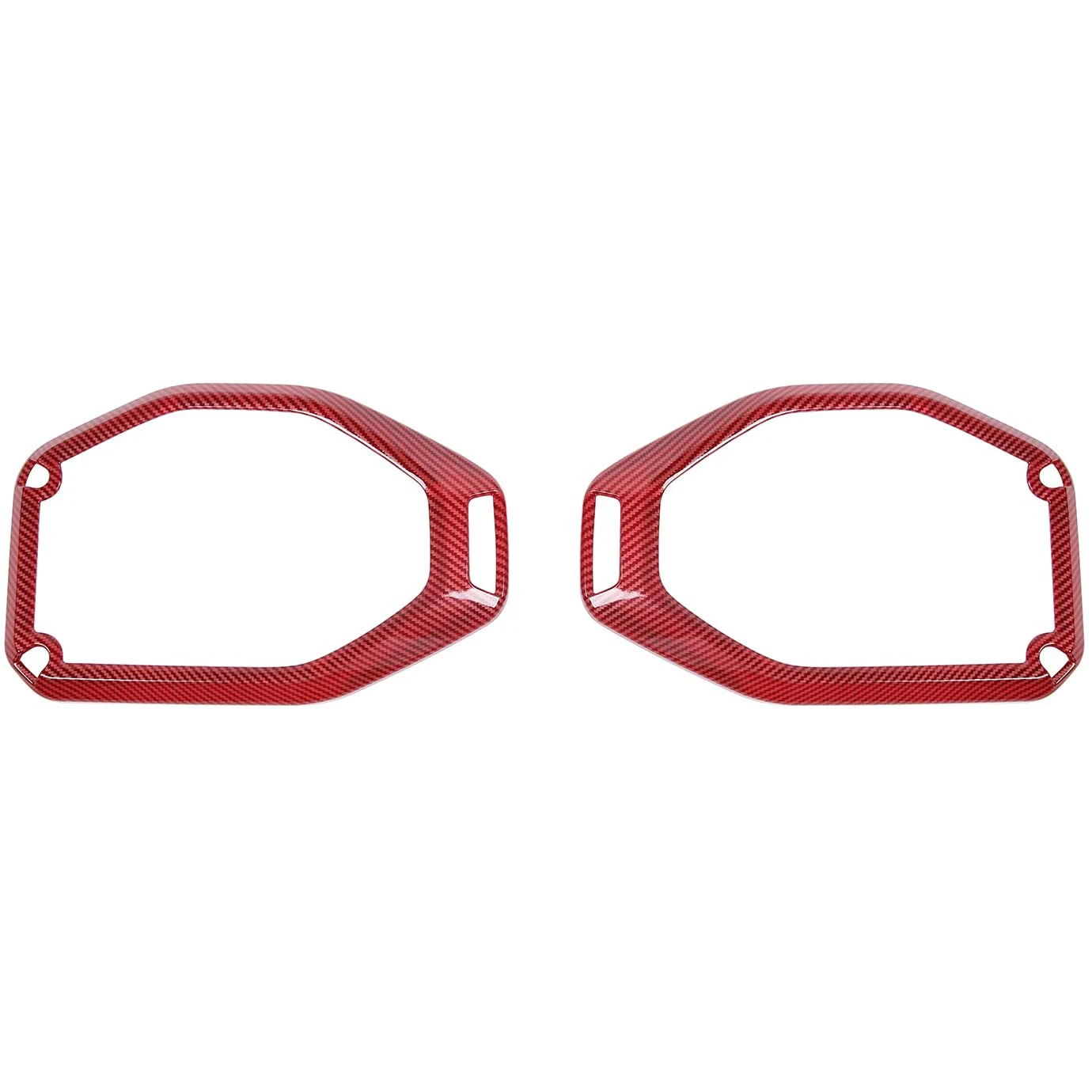 Car Top Roof Speaker Frame Trim Cover for 2018-2021 Jeep Wrangler JL JLU Gladiator JT (Red Carbon Fiber)
Car Top Roof Speaker Frame Trim Cover for 2018-2021 Jeep Wrangler JL JLU Gladiator JT (Red Carbon Fiber)