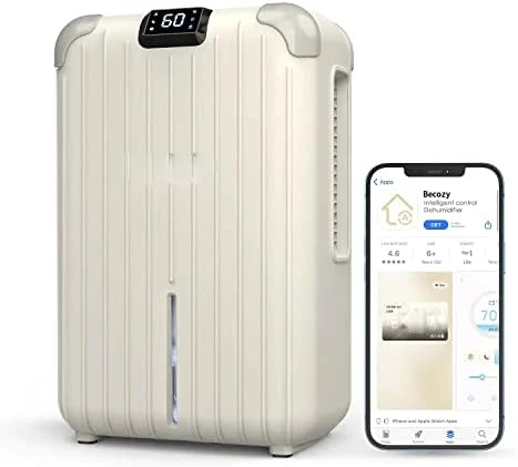 Small Dehumidifier for Bedroom 580 sq ft Portable Dehumidifiers for Home with APP 60oz Capacity Smart Mini Dehumidifier for Bath 
Small Dehumidifier for Bedroom 580 sq ft Portable Dehumidifiers for Home with APP 60oz Capacity Smart Mini Dehumidifier for Bath