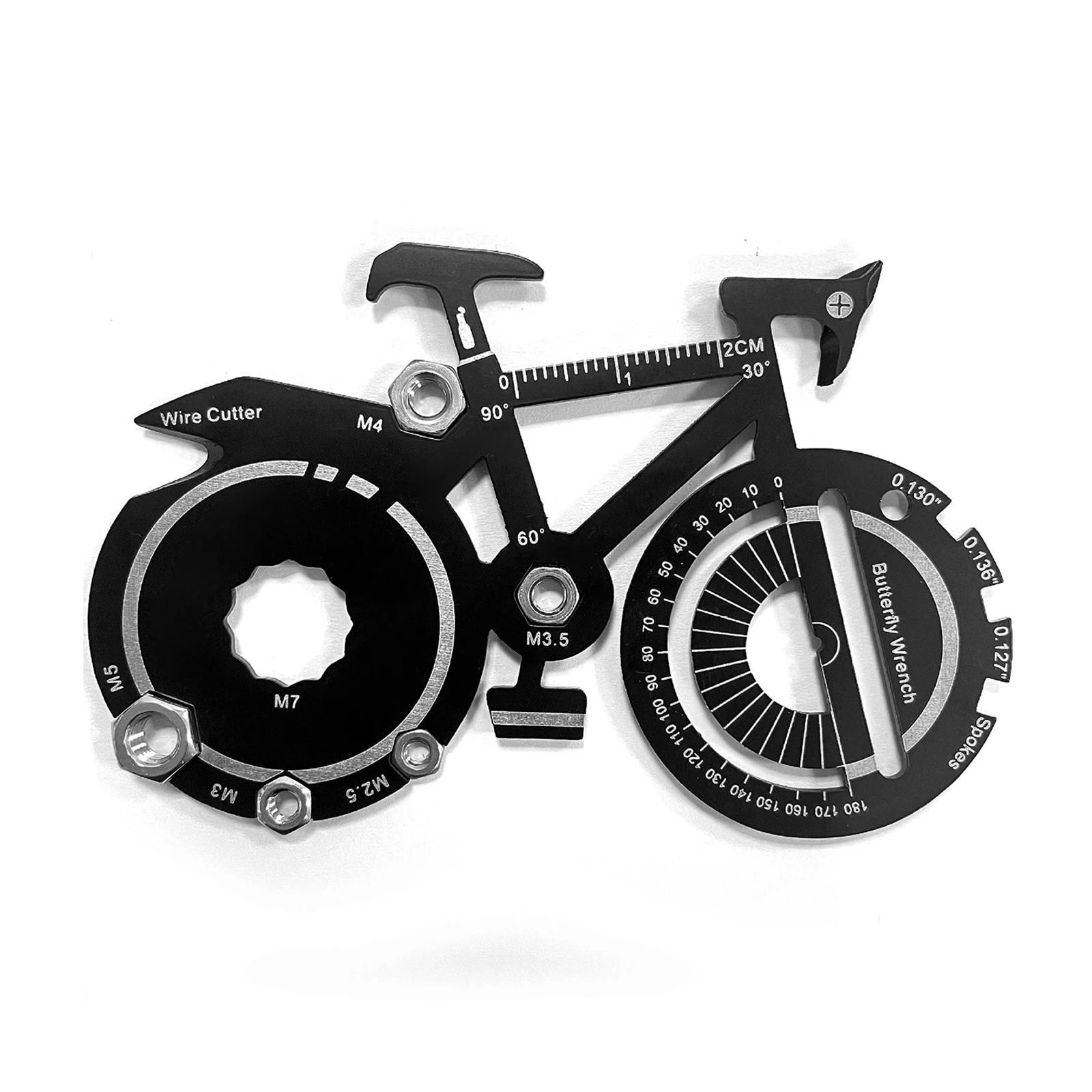 1pc Tool Card 20-in-1 Bicycle Multitool Card Survival Gadgets Keychain Utility Pocket Tool Stainless Steel Rust-resistant Parts
1pc Tool Card 20-in-1 Bicycle Multitool Card Survival Gadgets Keychain Utility Pocket Tool Stainless Steel Rust-resistant Parts