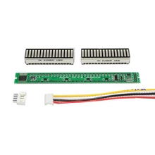 Singel 32 Level Indicator VU Meter Stereo Amplifier Board Music Audio Spectrum Indicator Adjustable Light Speed With AGC
Singel 32 Level Indicator VU Meter Stereo Amplifier Board Music Audio Spectrum Indicator Adjustable Light Speed With AGC