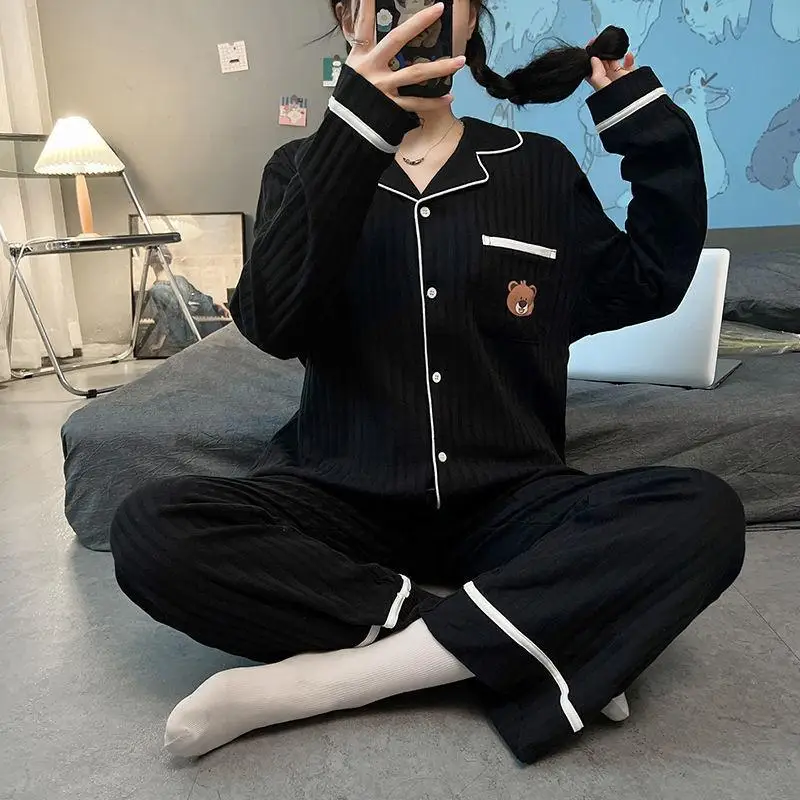 SUO&CHAO 2023 New Cartoon Print Pajamas Set For Womens Long Sleeve Tops And Pants Pyjamas Pijamas Sleepwear Nightgown Homewear
SUO&CHAO 2023 New Cartoon Print Pajamas Set For Womens Long Sleeve Tops And Pants Pyjamas Pijamas Sleepwear Nightgown Homewear