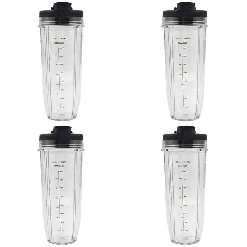 2X Juicer Accessories 32OZ Cup And Spout Lid For Ninja BL480 / BL490 / BL640 / BL680 Auto IQ Series Juicer
2X Juicer Accessories 32OZ Cup And Spout Lid For Ninja BL480 / BL490 / BL640 / BL680 Auto IQ Series Juicer