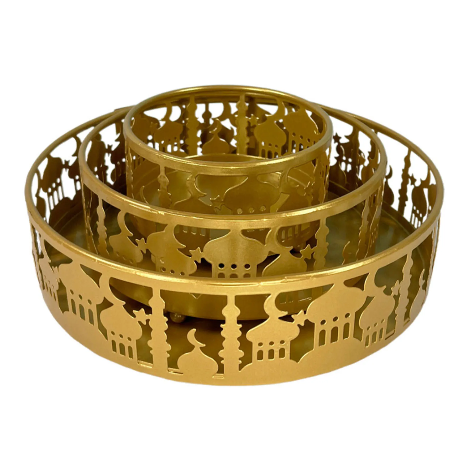 High Quality Festival Decoration EID Food Tray Mubarak Decor Cake Display Stand Food Shelves Ramadan Decoration
High Quality Festival Decoration EID Food Tray Mubarak Decor Cake Display Stand Food Shelves Ramadan Decoration