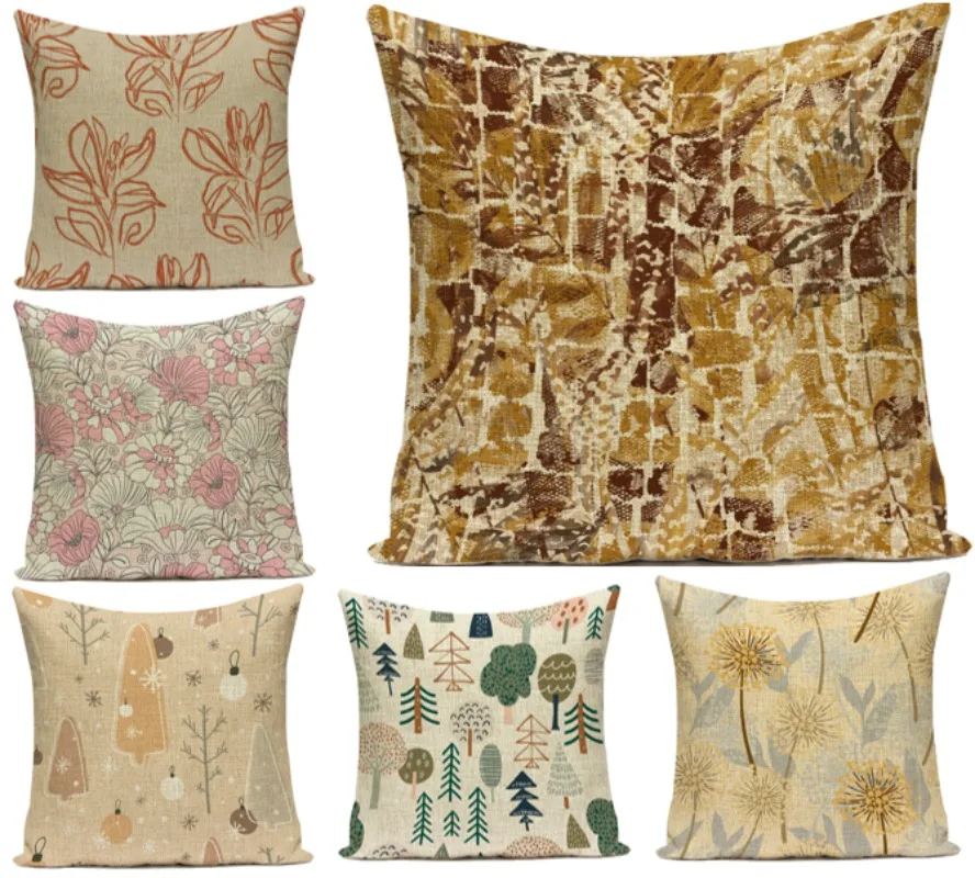 Vintage Floral Pillowcase Botanical Hand-painted Pattern Geometric Pillow Cover Sofa Decor Minimalist Plaid Cushion Cover G256
Vintage Floral Pillowcase Botanical Hand-painted Pattern Geometric Pillow Cover Sofa Decor Minimalist Plaid Cushion Cover G256