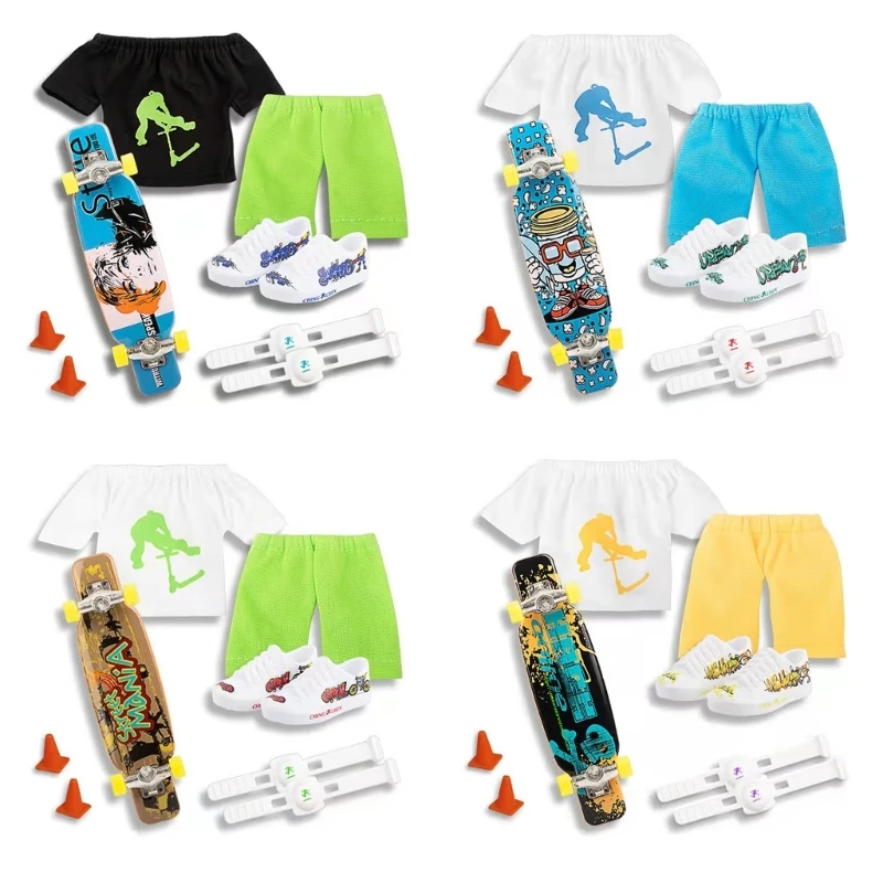 HUYU Mini Scooter Finger Toy Set Finger Skateboard With Shoes Finger Skate Board Fingerboard Shoes And Pants Mini Skateboard
HUYU Mini Scooter Finger Toy Set Finger Skateboard With Shoes Finger Skate Board Fingerboard Shoes And Pants Mini Skateboard