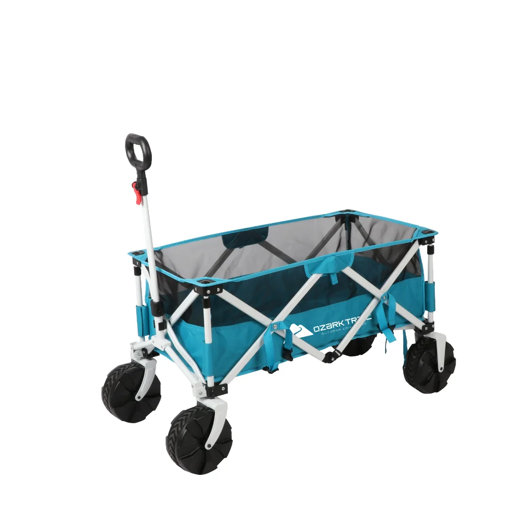 

Camping Wagon Trolley Carts Hiking,Sand Island Beach Wagon Cart, Outdoor and Camping, Blue, Adult,freight free