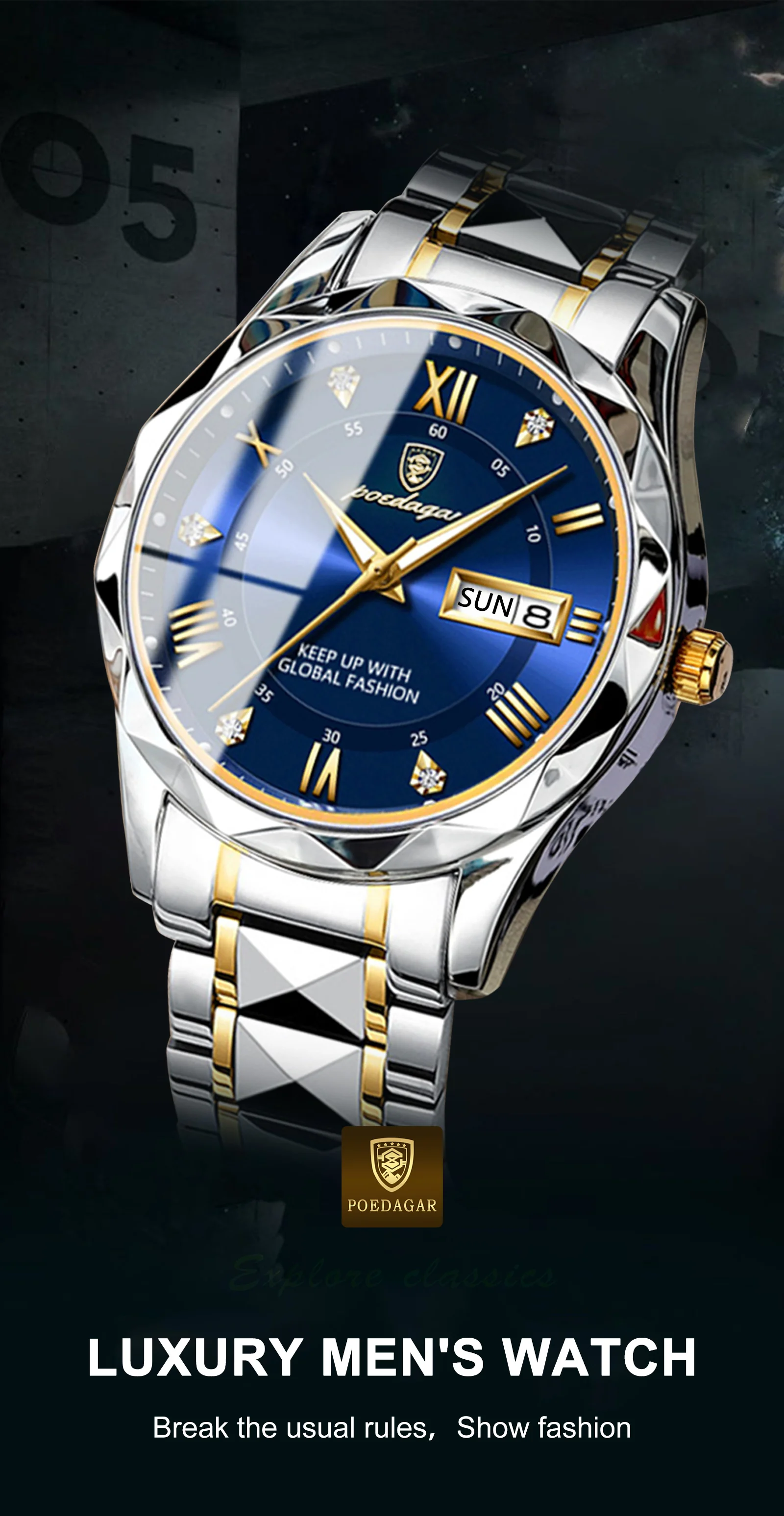 Luxury Men Wristwatch Luxury Men Wristwatch
