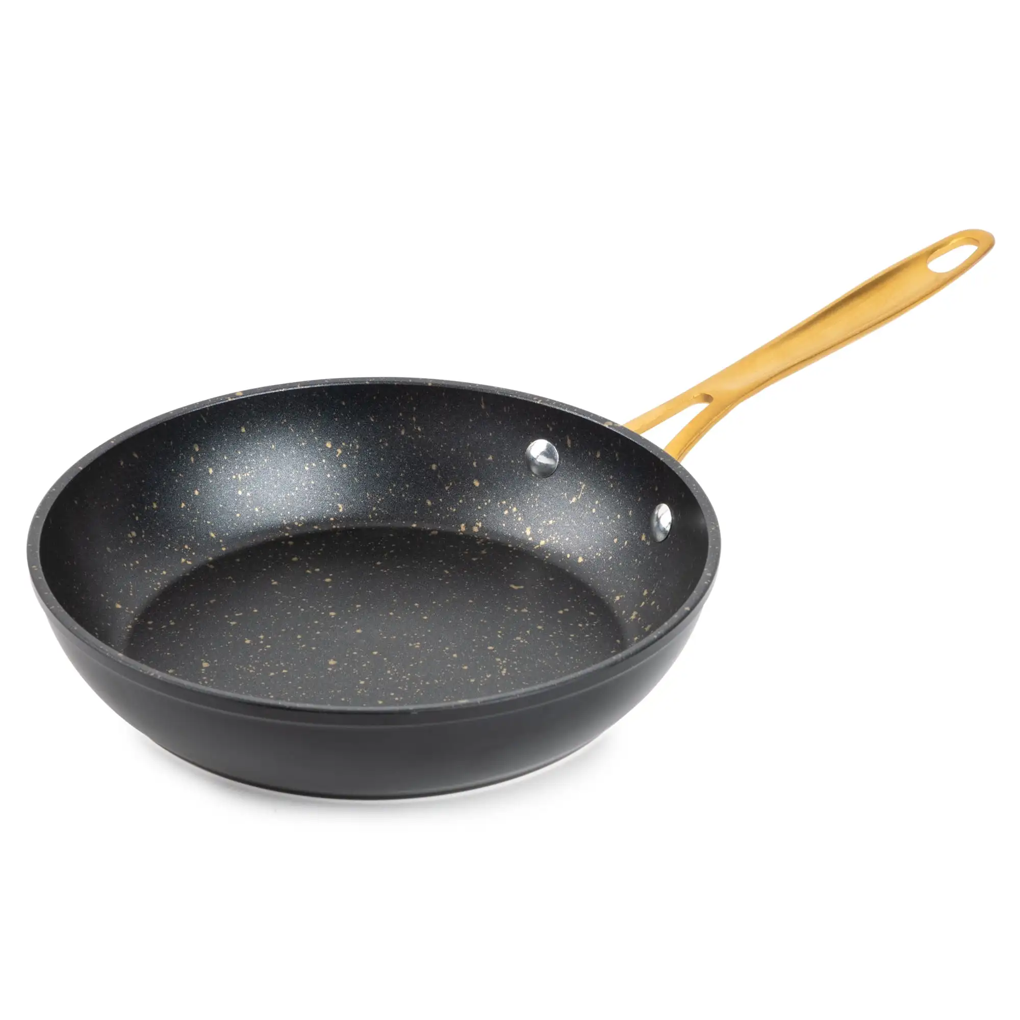 Thyme & Table Non-Stick 8" Inch Gold Fry Pan with Stainless Steel Induction Base cooking tasks riveted handle
Thyme & Table Non-Stick 8" Inch Gold Fry Pan with Stainless Steel Induction Base cooking tasks riveted handle