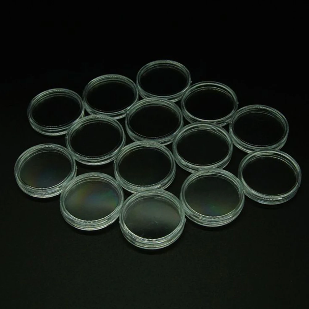 Box Coin Capsules Transparent Universal Plastic Round Box Coin Collecting Box Coin Holder Display Case Brand New
Box Coin Capsules Transparent Universal Plastic Round Box Coin Collecting Box Coin Holder Display Case Brand New