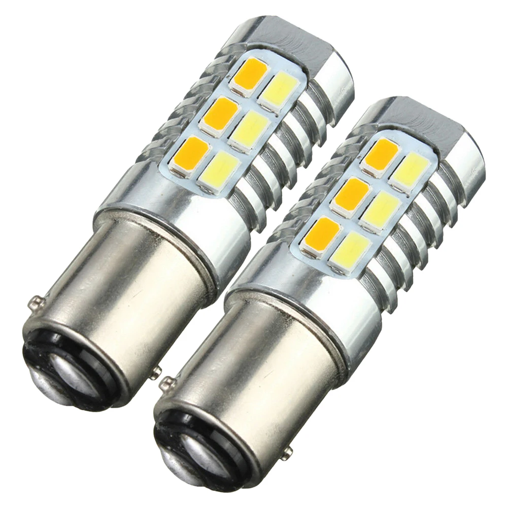 High Power Switchback LED Turn Signal Bulbs 1157 Dual Color Convenient Installation and Removal Universal Fitment
High Power Switchback LED Turn Signal Bulbs 1157 Dual Color Convenient Installation and Removal Universal Fitment