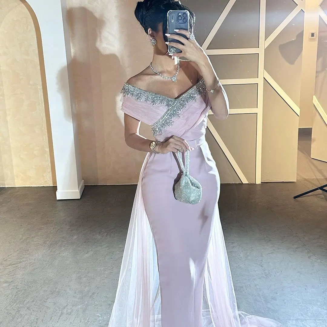 Vintage Mermaid Evening Dresses Off The Shoulder Sleeveless Prom Dresses Beadings Floor Length Formal Party Dresses
Vintage Mermaid Evening Dresses Off The Shoulder Sleeveless Prom Dresses Beadings Floor Length Formal Party Dresses