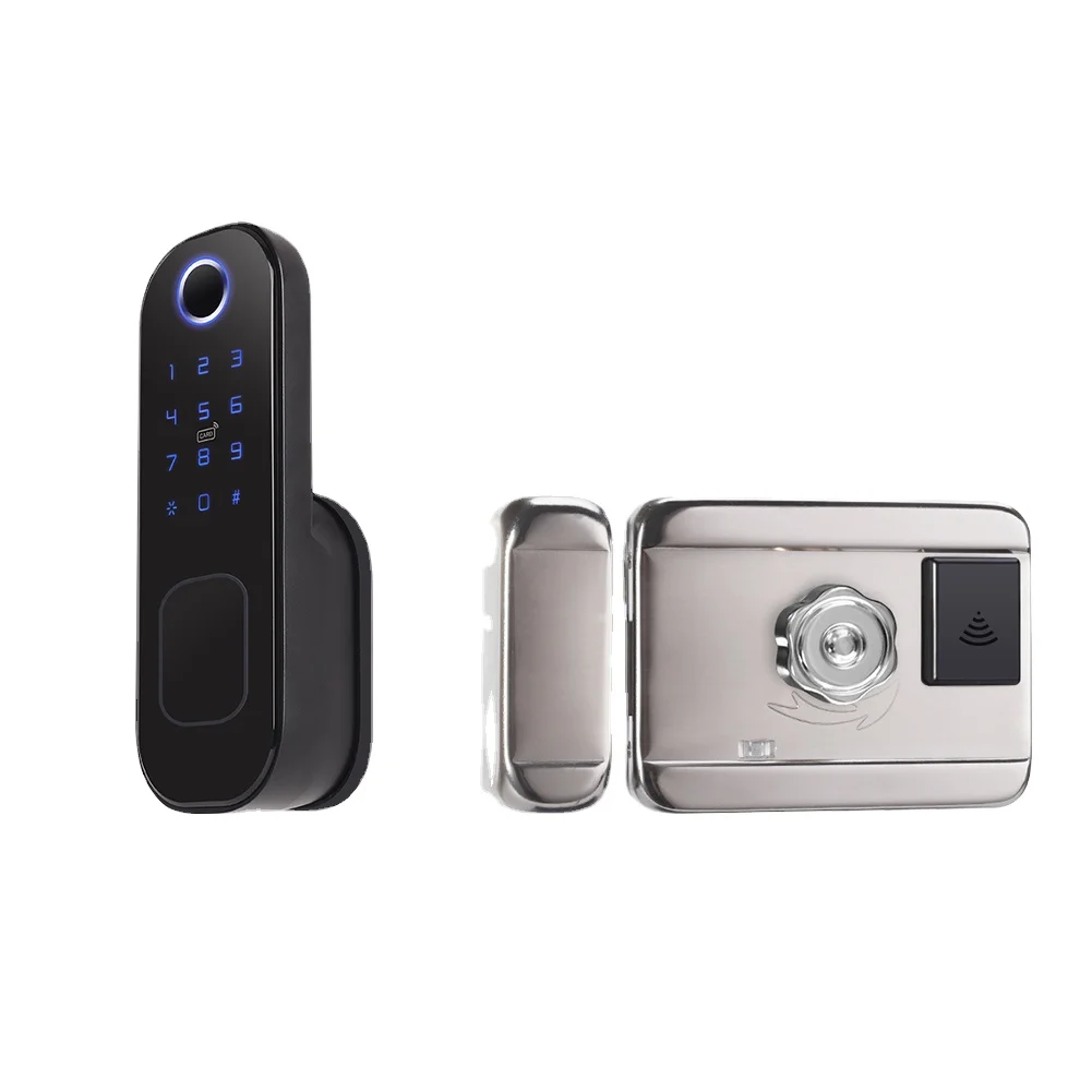 Tuya Smart Door Lock Outdoor Gate Waterproof Double Fingerprint Lock Digital Password RFID Card Keyless Entry Electron Door Lock
Tuya Smart Door Lock Outdoor Gate Waterproof Double Fingerprint Lock Digital Password RFID Card Keyless Entry Electron Door Lock