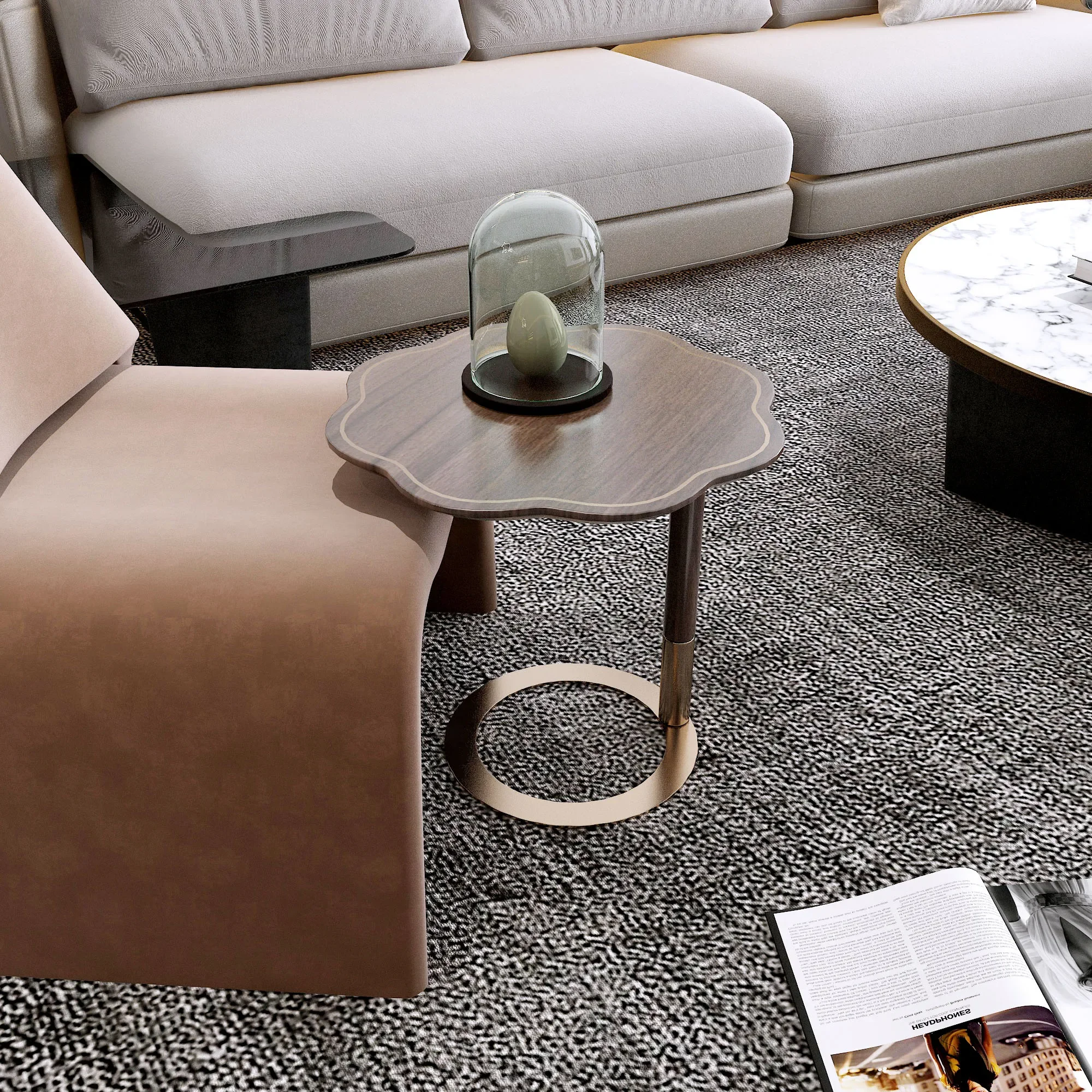 Nordic Coffee Table Sofa Side Luxury Living Room Solid Wood Corner Table Removable Modern Round Flower Nightstand table
Nordic Coffee Table Sofa Side Luxury Living Room Solid Wood Corner Table Removable Modern Round Flower Nightstand table