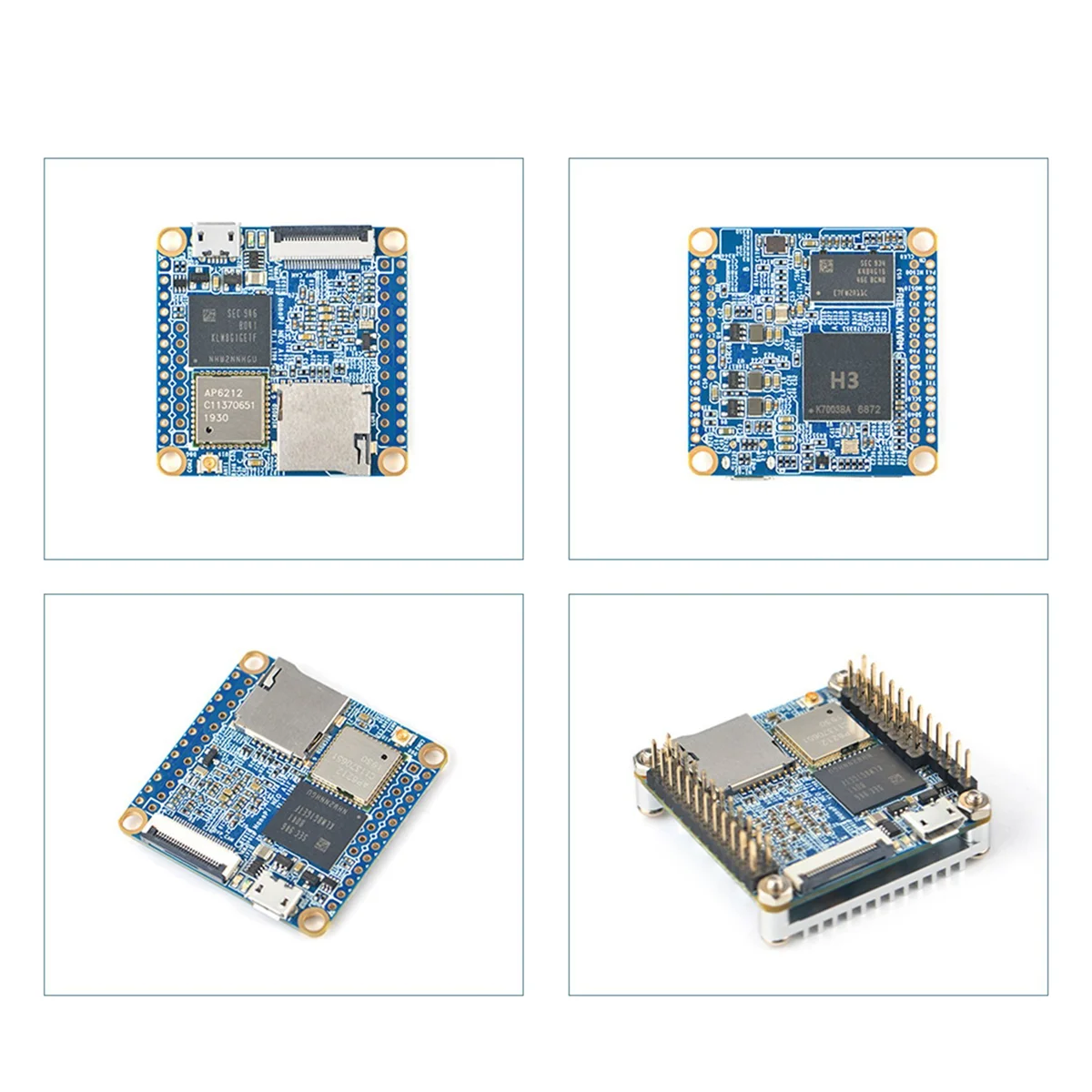 

NanoPi NEO Air Development Board+CAM500B Cam 16G Kit 512MB+8GB EMMC WiFi+BT Run UbuntuCore IOT Development Board,US Plug