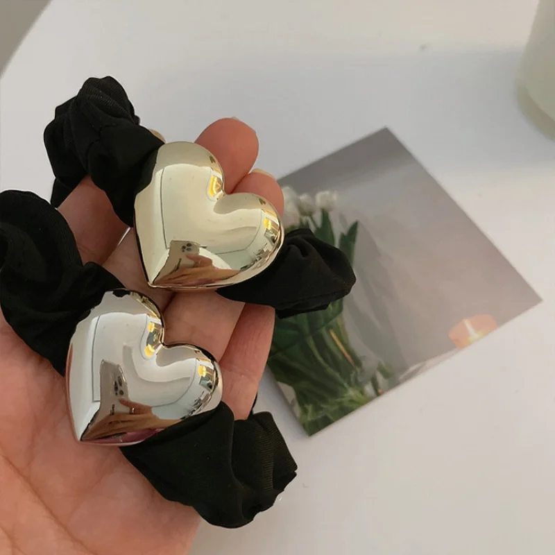 Girls Scrunchies Gold Metal Hairbands Hair Ties Woman Elegant Elastic Rubber Bands Hair Accessories
Girls Scrunchies Gold Metal Hairbands Hair Ties Woman Elegant Elastic Rubber Bands Hair Accessories