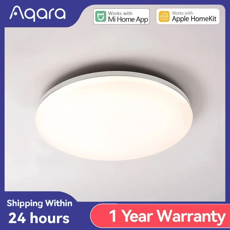

Aqara Smart Ceiling Light L1 Adjustable Color Temperature Intelligent Linkage Work With Apple Homekit Mi Home APP Hub Required