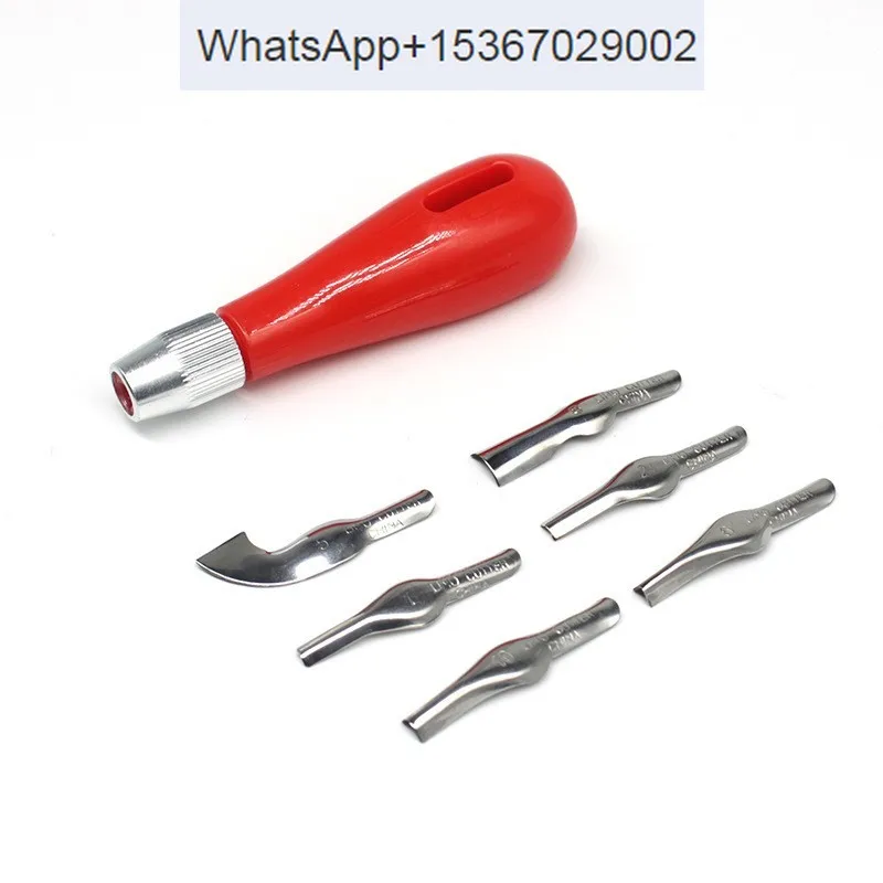 Artistic printmaking carving creative round handle 6 blade professional art tool wooden carving knife American carving knife
Artistic printmaking carving creative round handle 6 blade professional art tool wooden carving knife American carving knife