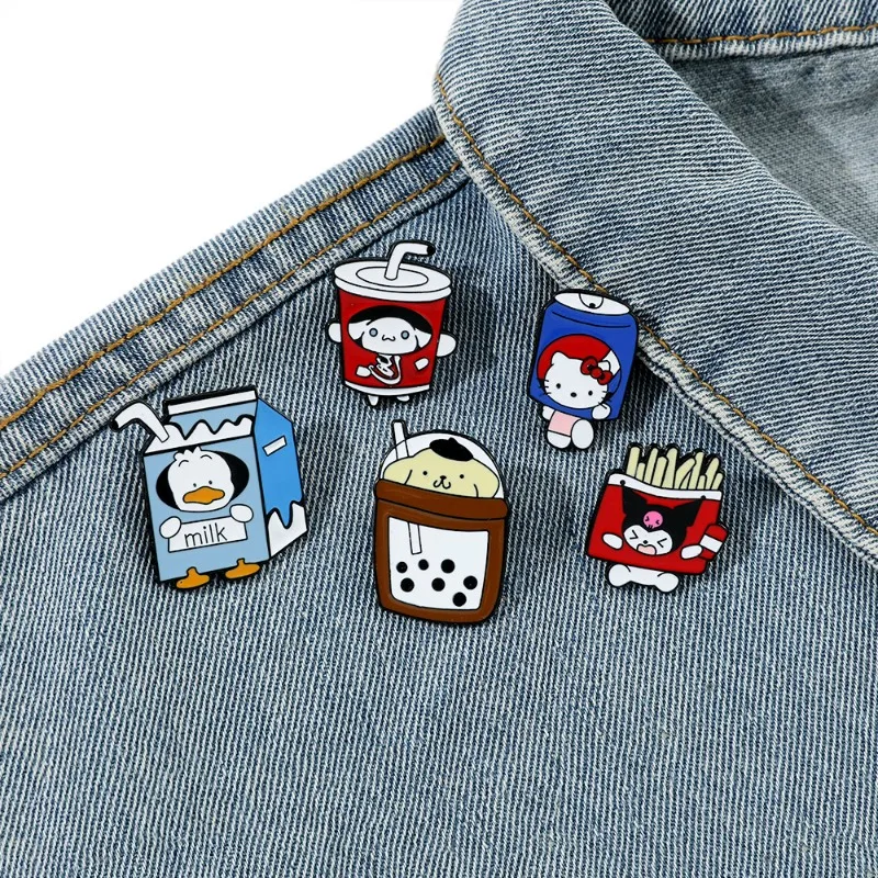 Kawaii Sanrio Anime Hello Kitty Kuromi Cute Cartoon Alloy Brooch Student Backpack Metal Badge Accessories Gifts for Girls
Kawaii Sanrio Anime Hello Kitty Kuromi Cute Cartoon Alloy Brooch Student Backpack Metal Badge Accessories Gifts for Girls