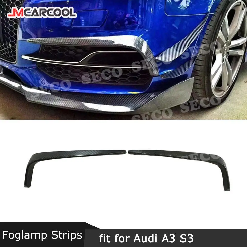 2 PCS/Set Carbon Fiber / FRP Front Foglamp Eyelids Frame Trims Strips for Audi A3 S3 Sedan 2013-2016 Bumper Foglight Decoration
2 PCS/Set Carbon Fiber / FRP Front Foglamp Eyelids Frame Trims Strips for Audi A3 S3 Sedan 2013-2016 Bumper Foglight Decoration