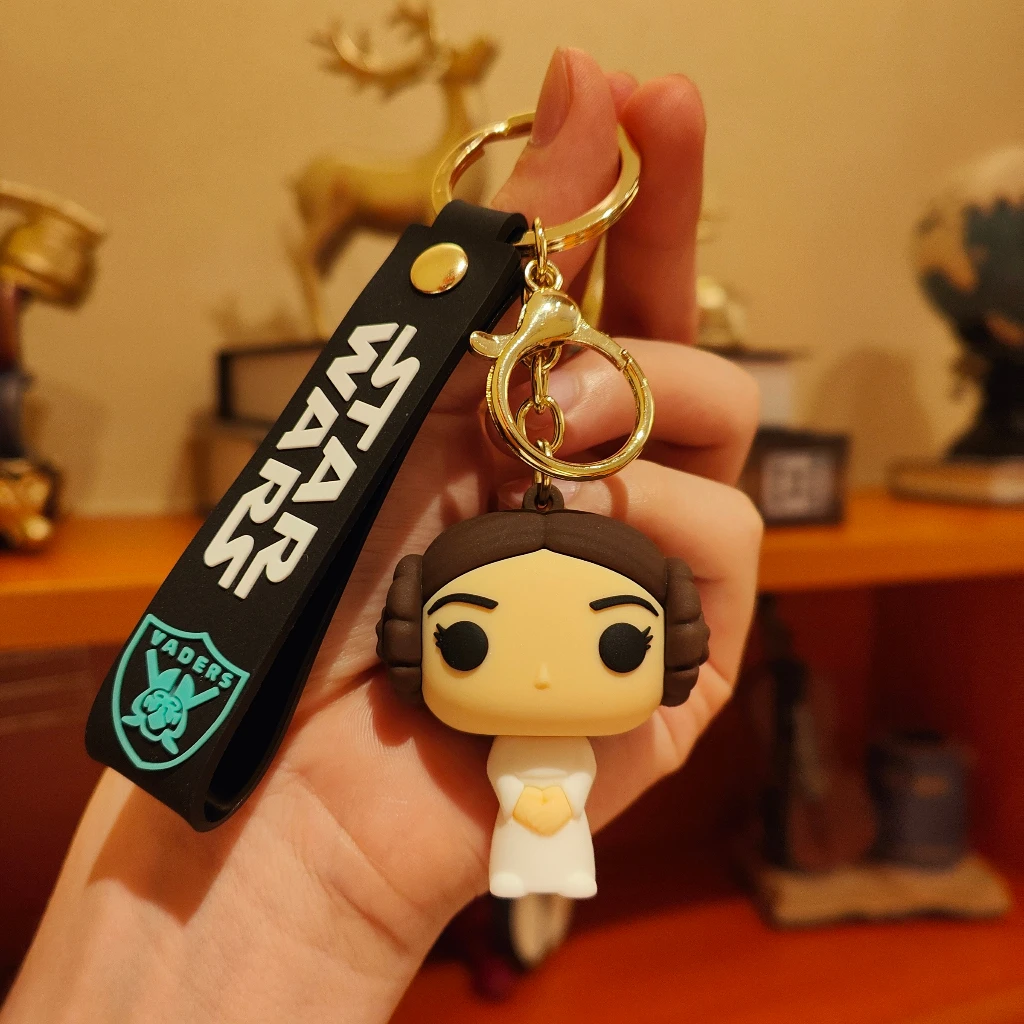 Disney Movie Star Wars Keychain Darth Vader Imperial Stormtrooper Yoda Baby Doll Keyrings Key Holder for Boys Gifts Disney Movie Star Wars Keychain Darth Vader Imperial Stormtrooper Yoda Baby Doll Keyrings Key Holder for Boys Gifts