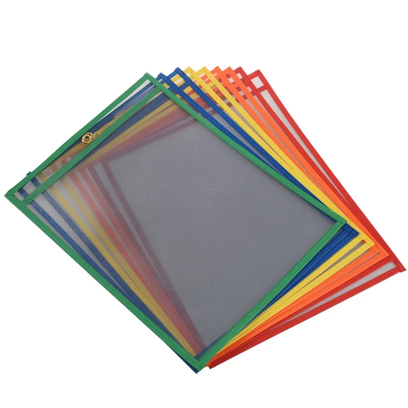 10 Pcs Dry Erase Pockets Oversize 9X12 Inch Pockets Classroom Organization Reusable Dry Erase Pockets Teaching Supplies
10 Pcs Dry Erase Pockets Oversize 9X12 Inch Pockets Classroom Organization Reusable Dry Erase Pockets Teaching Supplies