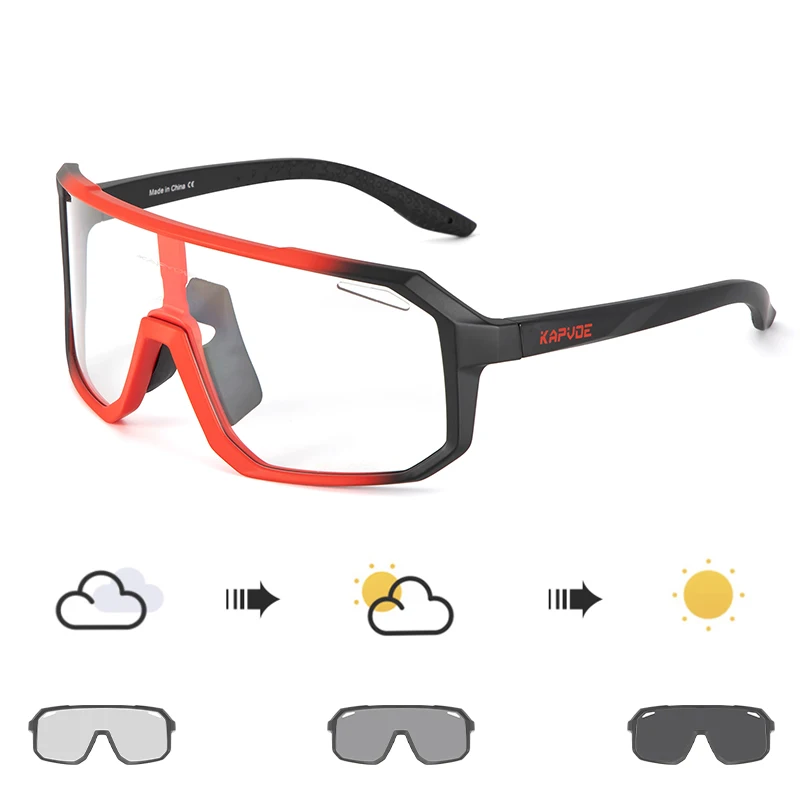 Kapvoe Outdoor Sports Photochromic Cycling Glasses Road Bike Glasses Mountain Bicycle Sunglasses Men Women Cycling Eyewear
Kapvoe Outdoor Sports Photochromic Cycling Glasses Road Bike Glasses Mountain Bicycle Sunglasses Men Women Cycling Eyewear