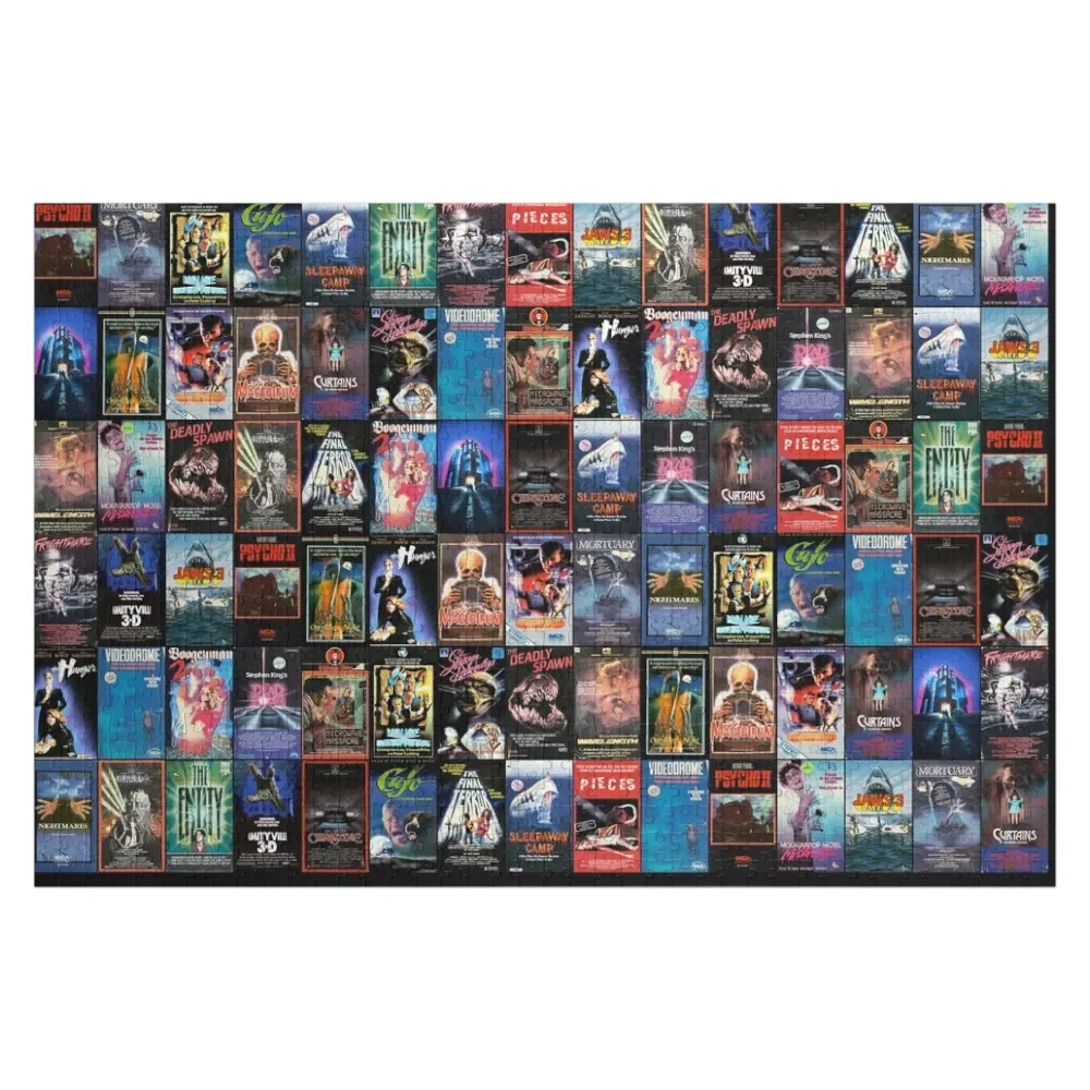 

RETRO HORROR VHS ARTWORK - 1983 Jigsaw Puzzle Personalised Personalised Toys Personalized Photo Gift Name Wooden Toy Puzzle