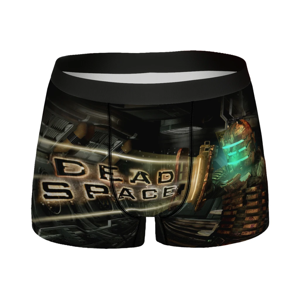 

Handsome wallpaper Men Boxer Briefs Underpants Dead Space Horror Game Highly Breathable High Quality Sexy Shorts Gift Idea