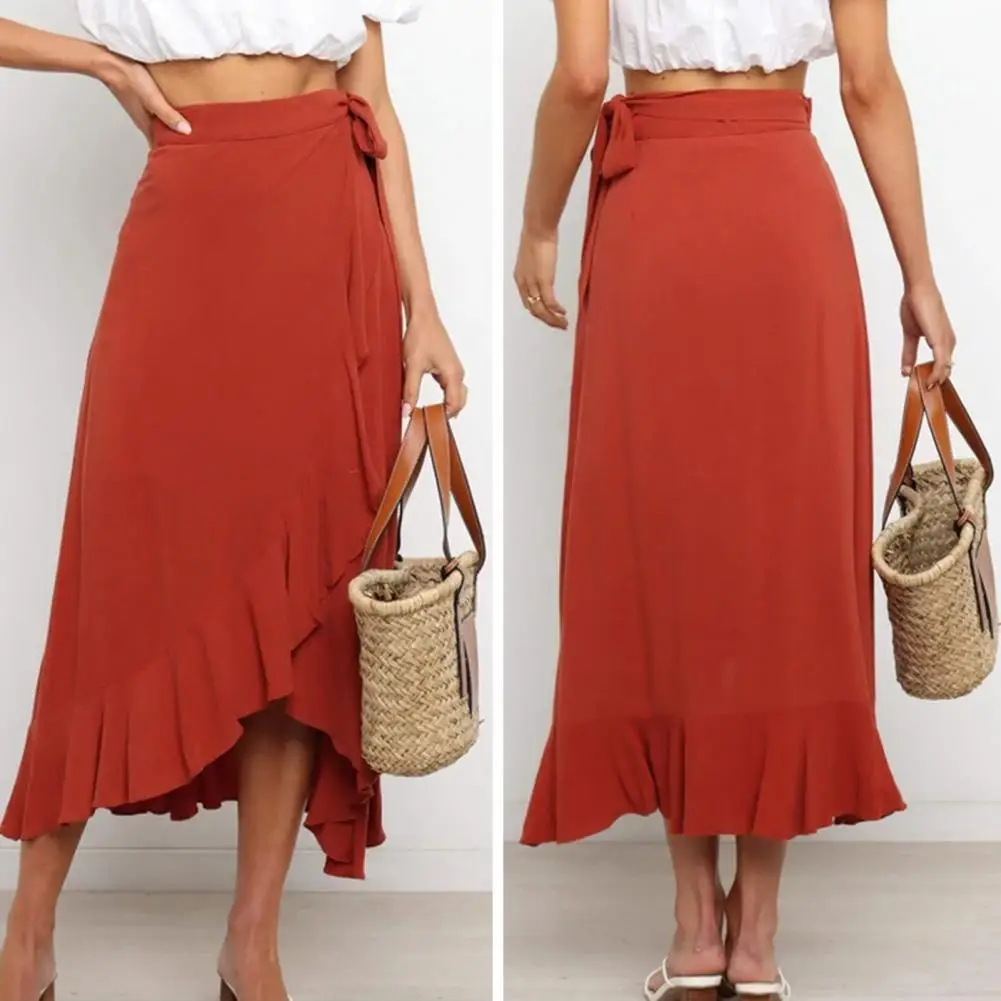 Summer Skirt Chic Mid-calf Length Ruffles Flounce Edge Lady Midi Skirt Female Clothes Lady Skirt Lady Midi Skirt
Summer Skirt Chic Mid-calf Length Ruffles Flounce Edge Lady Midi Skirt Female Clothes Lady Skirt Lady Midi Skirt