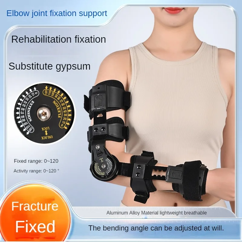 

Adjustable Support Brace with Strap Adjustable Arm Injury Recovery Elbow Brace Stabilizer with Sling Braces Supports