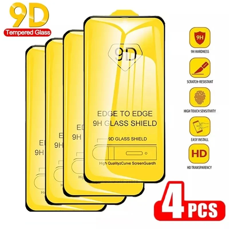 

9D Tempered Glass Screen Protectors for Samsung A54 5G A34 A33 A53 A13 A14 A52S A50 A22S A12 A32 A51 A31 A21S A02 A03s A04s A05s