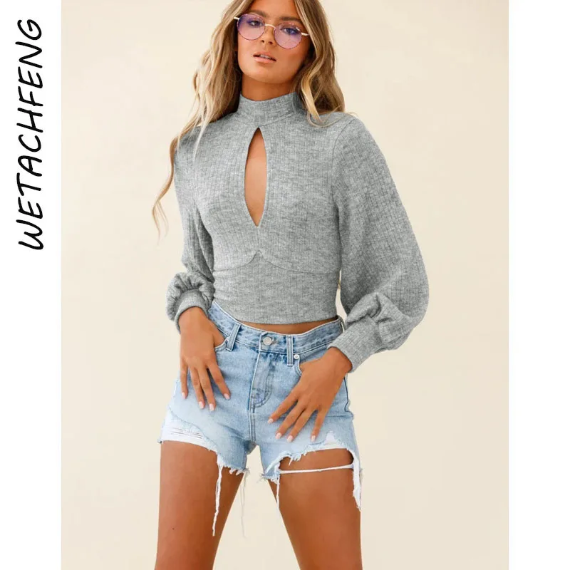 Elegant Blouses Women 2022 Fashion Hollow Out Knitted Lantern Sleeve High Collar Sexy Blusas Female Autumn Solid Shirts Tops
Elegant Blouses Women 2022 Fashion Hollow Out Knitted Lantern Sleeve High Collar Sexy Blusas Female Autumn Solid Shirts Tops