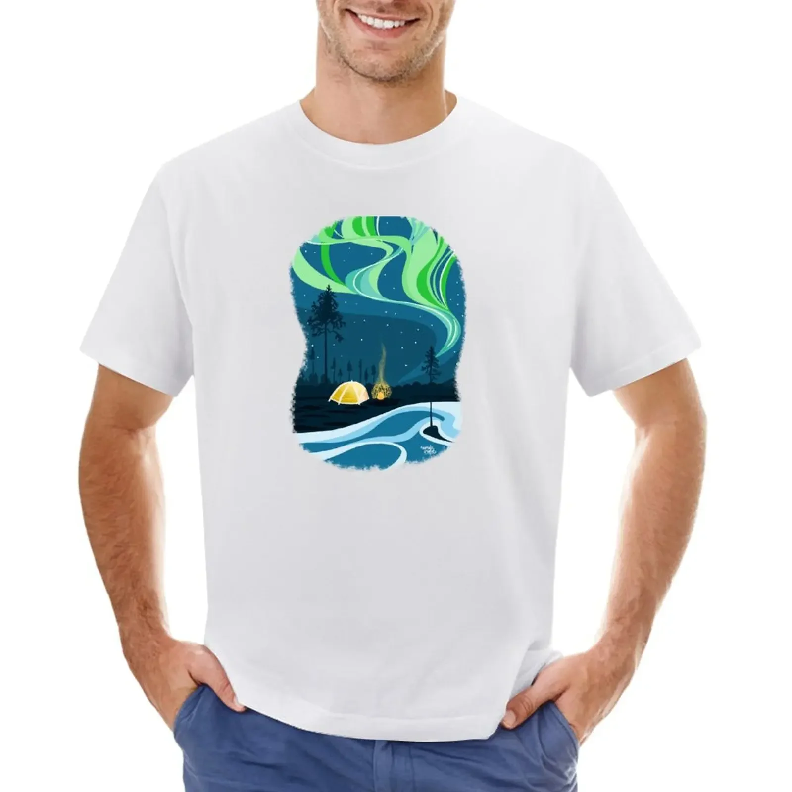 Northern lights pitch T-shirt graphics Blouse vintage clothes plain black t shirts men
Northern lights pitch T-shirt graphics Blouse vintage clothes plain black t shirts men