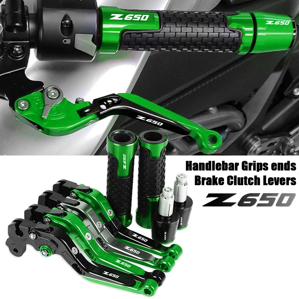 For KAWASAKI Z650 2016 2017 2018 2019 2020 2021 Motorcycle Brake Clutch Levers Non-slip Handlebar knobs Handle Hand Grips
For KAWASAKI Z650 2016 2017 2018 2019 2020 2021 Motorcycle Brake Clutch Levers Non-slip Handlebar knobs Handle Hand Grips