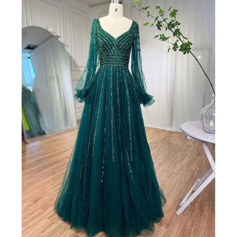 Green A-Line Long Puff Sleeves Evening Dresses Customized OEM/ODM71867 Elegant Beaded Party Gowns 2023 For Women
Green A-Line Long Puff Sleeves Evening Dresses Customized OEM/ODM71867 Elegant Beaded Party Gowns 2023 For Women