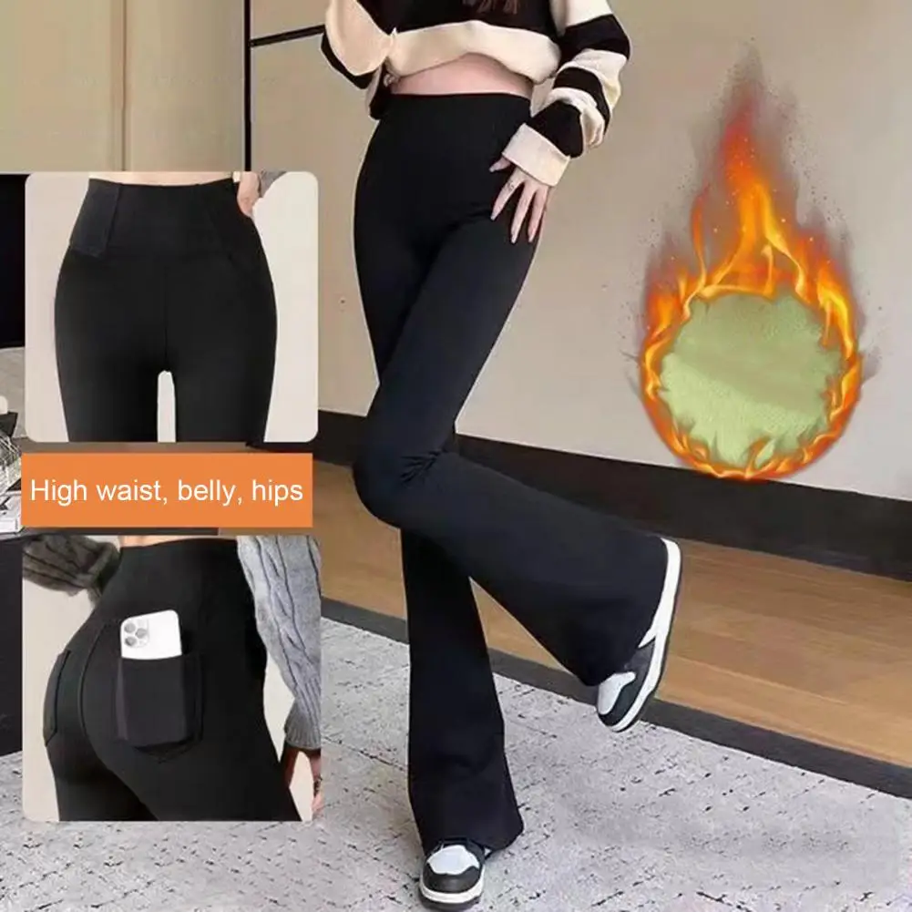 Winter Warm Velvet Flare Pants Women High Waist Thermal Fleece Sports Pants Cold Resistant Slimmer Leggings Female
Winter Warm Velvet Flare Pants Women High Waist Thermal Fleece Sports Pants Cold Resistant Slimmer Leggings Female