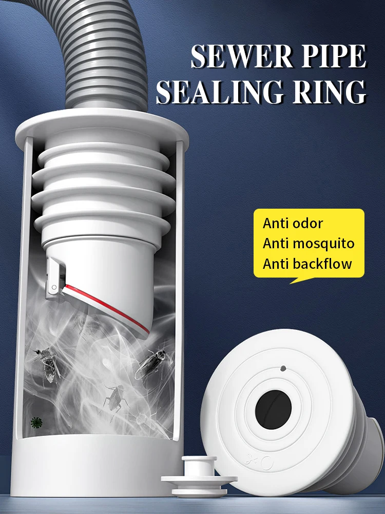 Silicone Sewer Pipe Sealing Ring Anti Odor Sewer Pipe Sealing Ring Water Plug Floor Drain Sewer Seal Stopper Bathroom Accessorie
Silicone Sewer Pipe Sealing Ring Anti Odor Sewer Pipe Sealing Ring Water Plug Floor Drain Sewer Seal Stopper Bathroom Accessorie