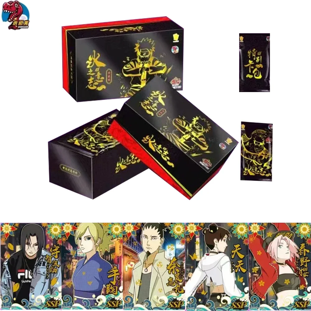 

Naruto Cards HY-SC-0105 Special offer Booster Box Uzumaki Uchiha Sasuke Tcg Carte Haruno Sakura Kakashi Hatake Game ChildrenGift