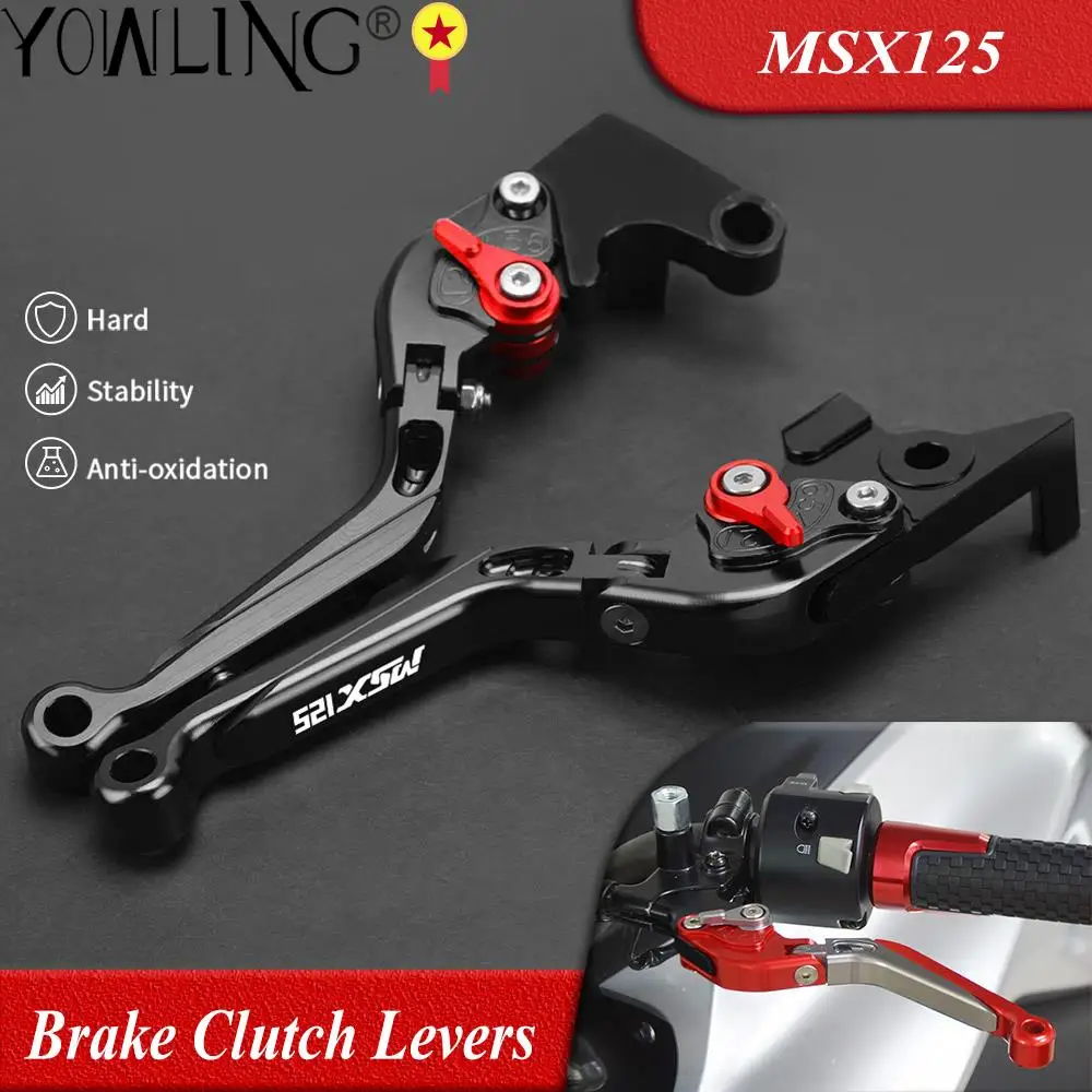 Motorcycle Aluminium Adjustable Folding Extendable Brake Clutch Levers Handle For Honda MSX125 MSX 125 GROM 2014 2015 2016 2017
Motorcycle Aluminium Adjustable Folding Extendable Brake Clutch Levers Handle For Honda MSX125 MSX 125 GROM 2014 2015 2016 2017