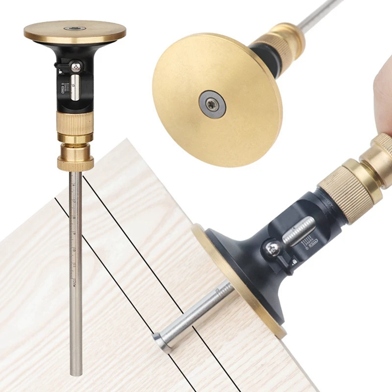 1Set Fine-Tuning Scribing Tool Woodworking Parallel Line Tenon Scribing Gauge Aluminum Alloy + Stainless Steel
1Set Fine-Tuning Scribing Tool Woodworking Parallel Line Tenon Scribing Gauge Aluminum Alloy + Stainless Steel
