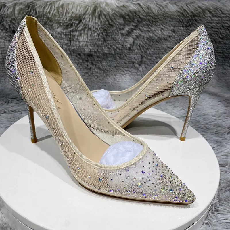 Summer New Sequins Mesh Rhinestone Bridal Wedding Shoes Sexy Shallow Mouth Stilette High Heels Bridesmaid Shoes
Summer New Sequins Mesh Rhinestone Bridal Wedding Shoes Sexy Shallow Mouth Stilette High Heels Bridesmaid Shoes