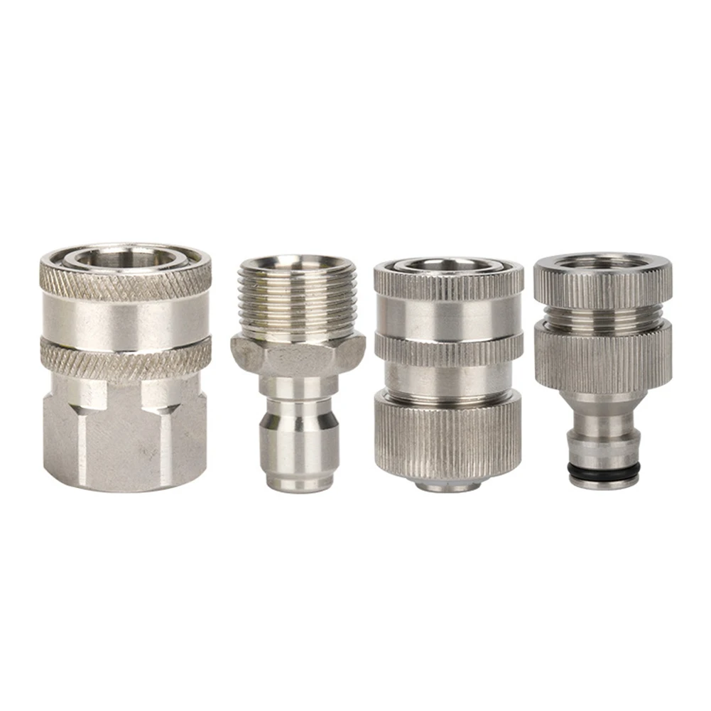 Thread 3/4 Female/Male Thread Quick Connector Stainless Steel Copper Nipper Washing Hose Parts Pressure Washer Parts
Thread 3/4 Female/Male Thread Quick Connector Stainless Steel Copper Nipper Washing Hose Parts Pressure Washer Parts