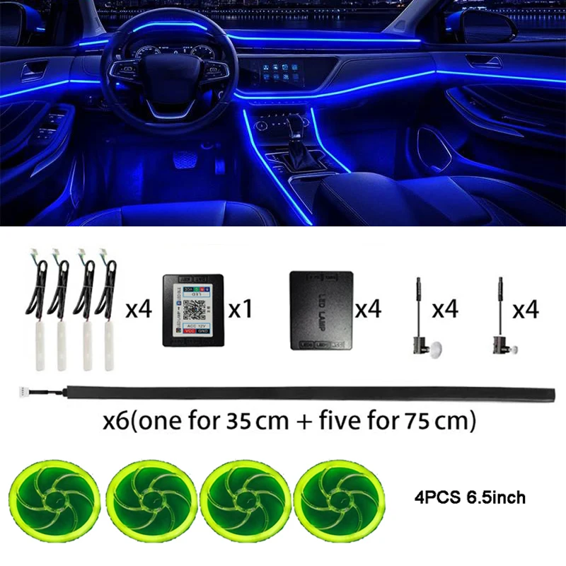 22 in 1 Acrylic Ambient Light Kit Atmospheric Interior Lighting RGB Optical Fiber Backlight LED Strip Universal Decoration Lamp
22 in 1 Acrylic Ambient Light Kit Atmospheric Interior Lighting RGB Optical Fiber Backlight LED Strip Universal Decoration Lamp