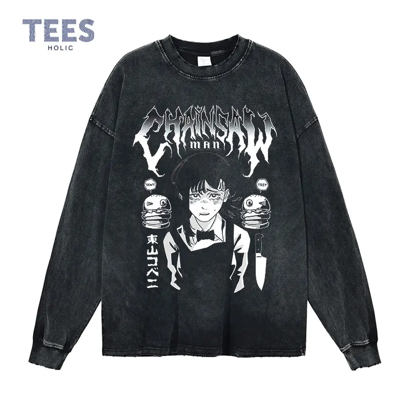 Anime Chainsaw Man Printed T Shirts Long Sleeve Higashiyama Kobeni Hayakawa Aki T Shirt Manga Harajuku Streetwear Tops Tees Men
Anime Chainsaw Man Printed T Shirts Long Sleeve Higashiyama Kobeni Hayakawa Aki T Shirt Manga Harajuku Streetwear Tops Tees Men