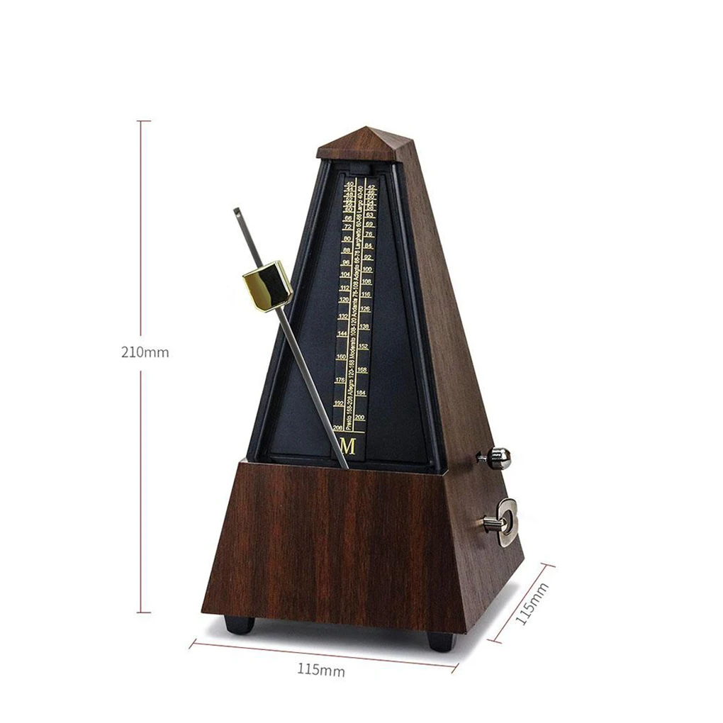 

Винтажная башня Тип Гитара Метроном колокольчик фортепиано скрипка ритм механический маятник метроном