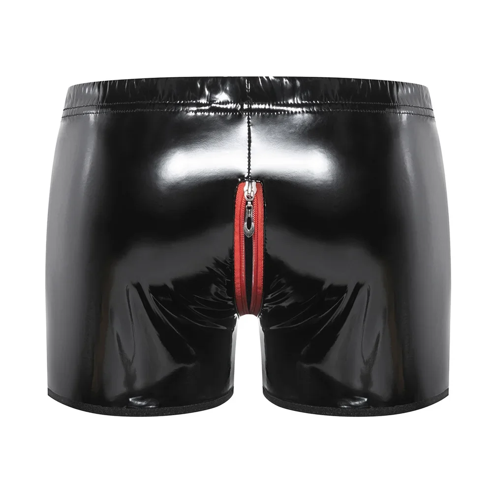 Men Sexy Open Crotch Leather Boxers Zipper Open Butt Short Pants Male Erotic Bulge Pouch Shaping Fetish Boxer Underpants Panties
Men Sexy Open Crotch Leather Boxers Zipper Open Butt Short Pants Male Erotic Bulge Pouch Shaping Fetish Boxer Underpants Panties