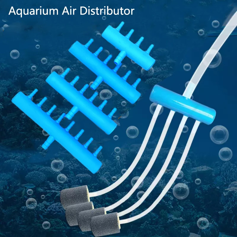 

Plastic 2 4 6 8 Way Aquarium Air Splitter Valve Fish Tank Air Pump Flow Splitter Distributor Pump Valve Tap Control Switch