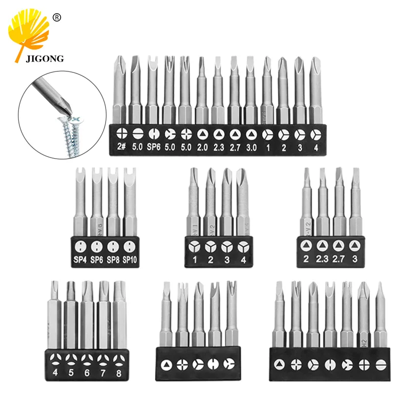 

4/5/7/13PCs Special-shaped Screwdriver Bits Slotted Phillips Triangle Magnetic Batch Head Inner Cross Three Points Screwdrivers