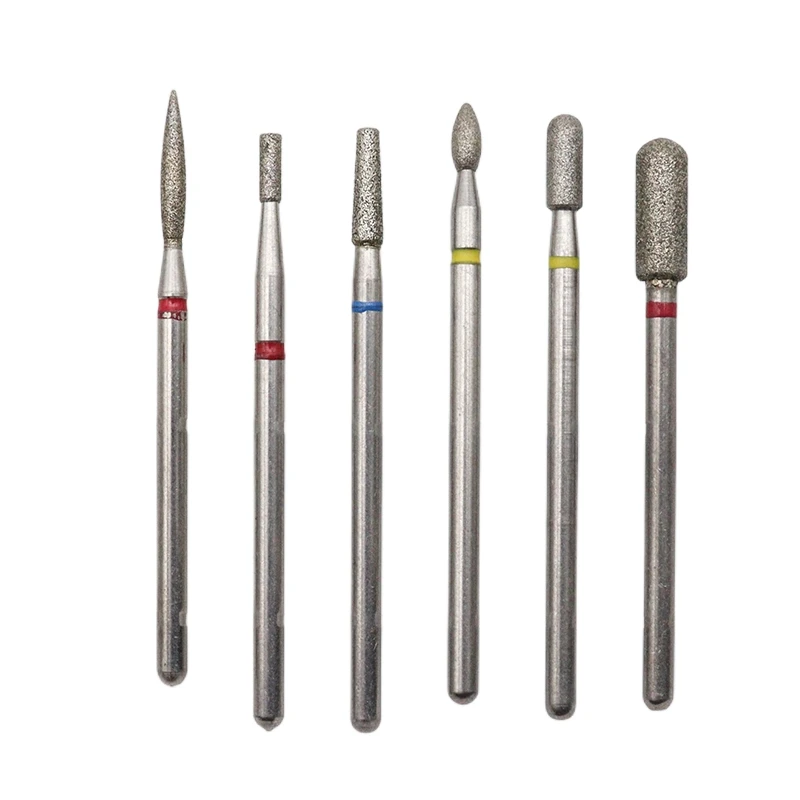 Hot 6pcs set Diamond Nail Drill Bit Rotery Electric Milling Cutters For Pedicure Manicure Files Cuticle Burr Nail Tools Accesso
Hot 6pcs set Diamond Nail Drill Bit Rotery Electric Milling Cutters For Pedicure Manicure Files Cuticle Burr Nail Tools Accesso
